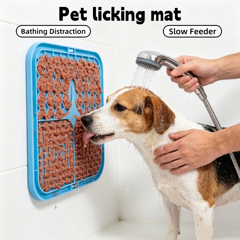 Home Bathroom Mats - Силиконовый коврик для собак с присосками