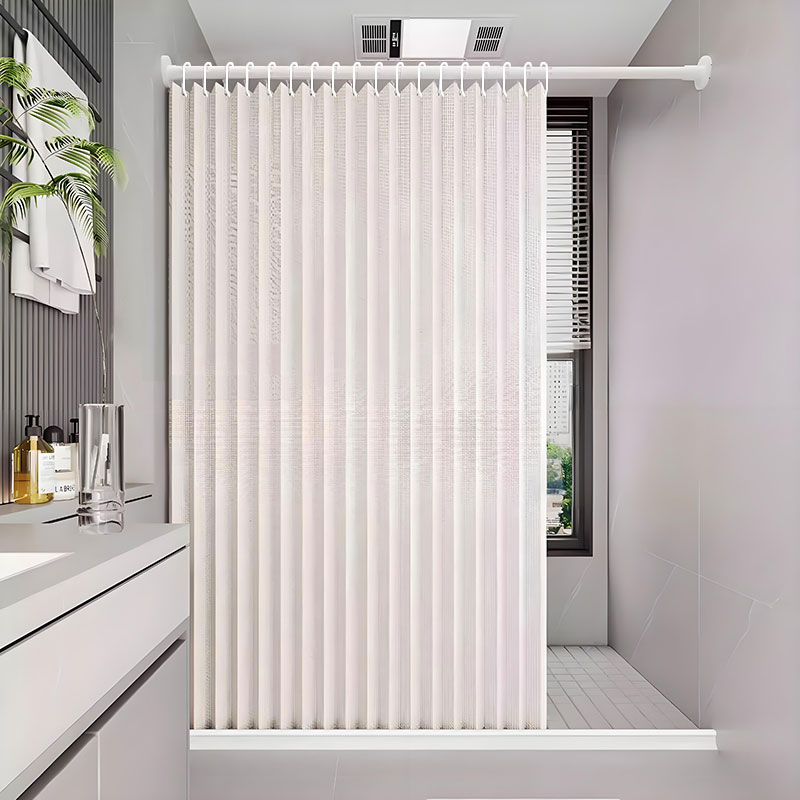 Home Bathroom Partition - Складная магнитная водонепроницаемая шторка для душа,