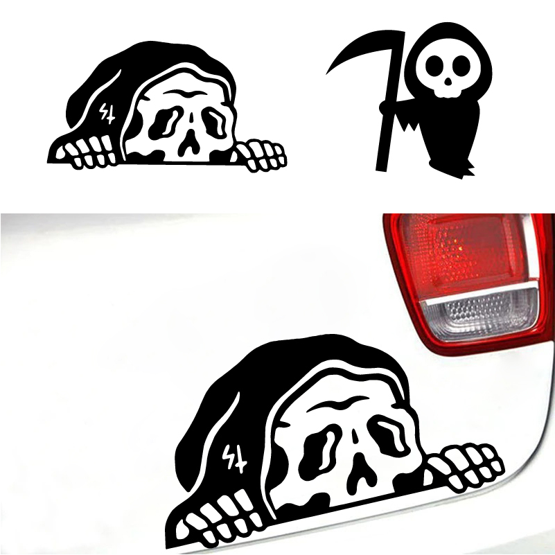 Home And Bathroom - Виниловые наклейки Grim Reaper Lurking, наклейки