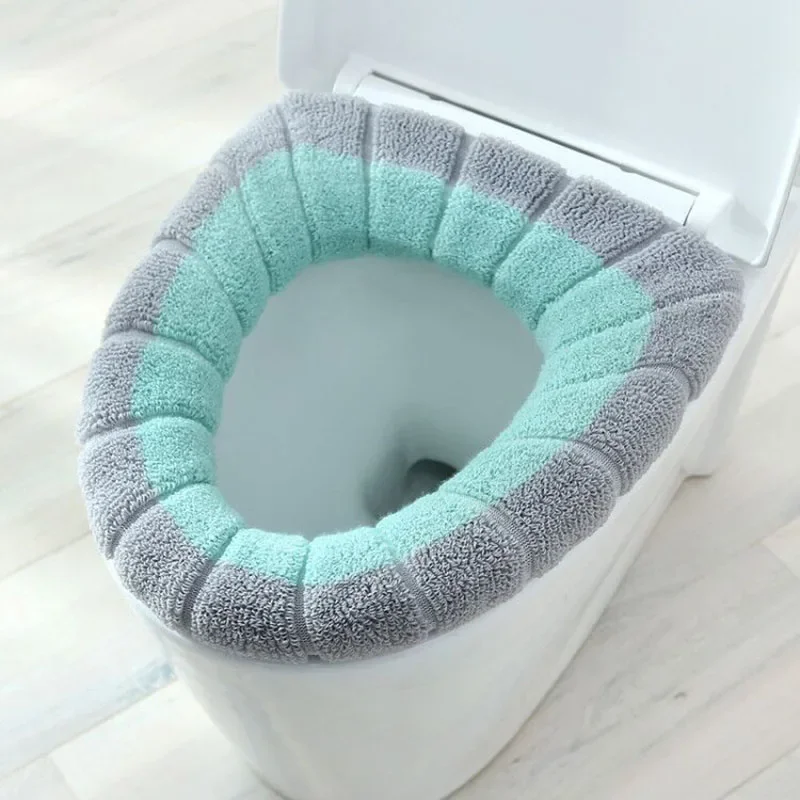 Вязаный чехол на сиденье унита – обзор и цена Home Bathroom Mats