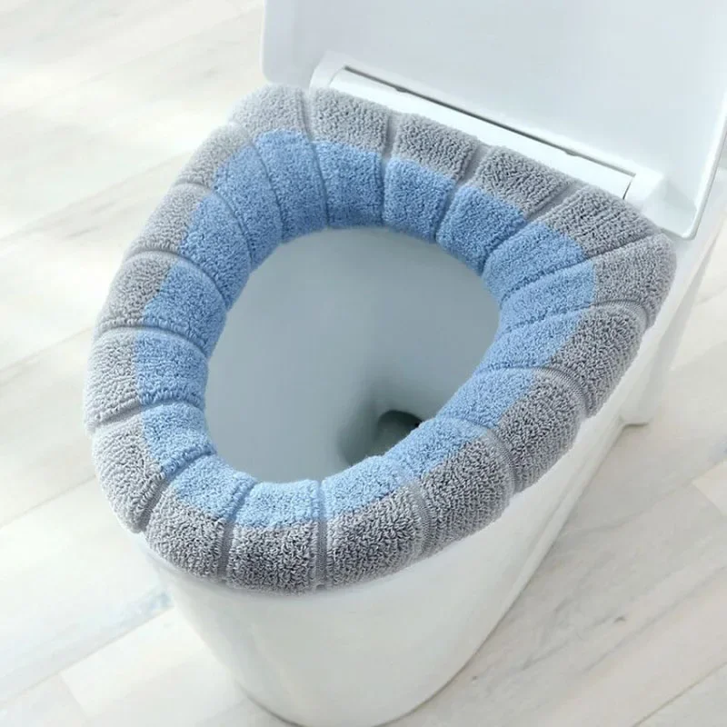 Вязаный чехол на сиденье унита – обзор и цена Home Bathroom Mats