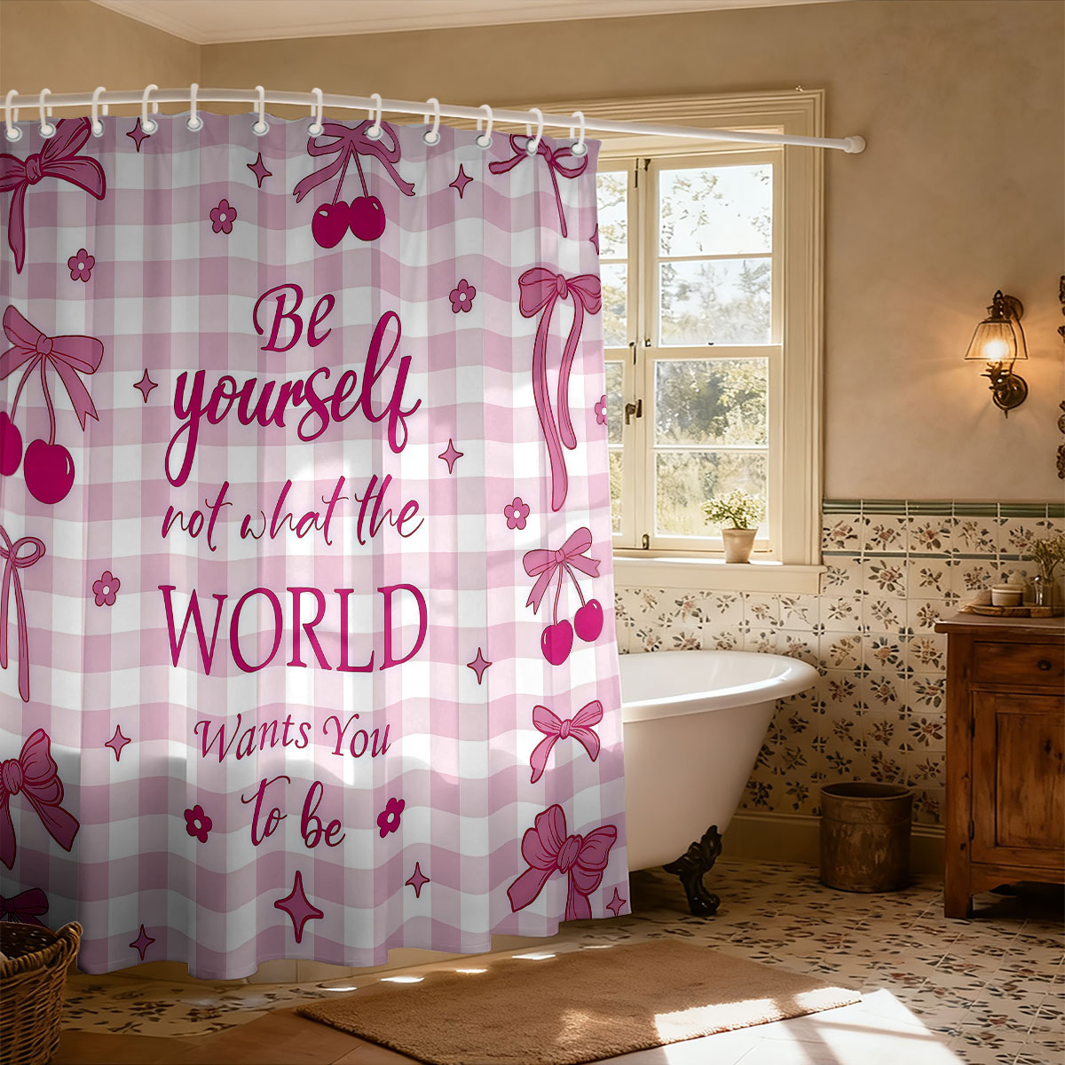 1 шт. розовая занавеска для ду – обзор и цена Home Bathroom Partition